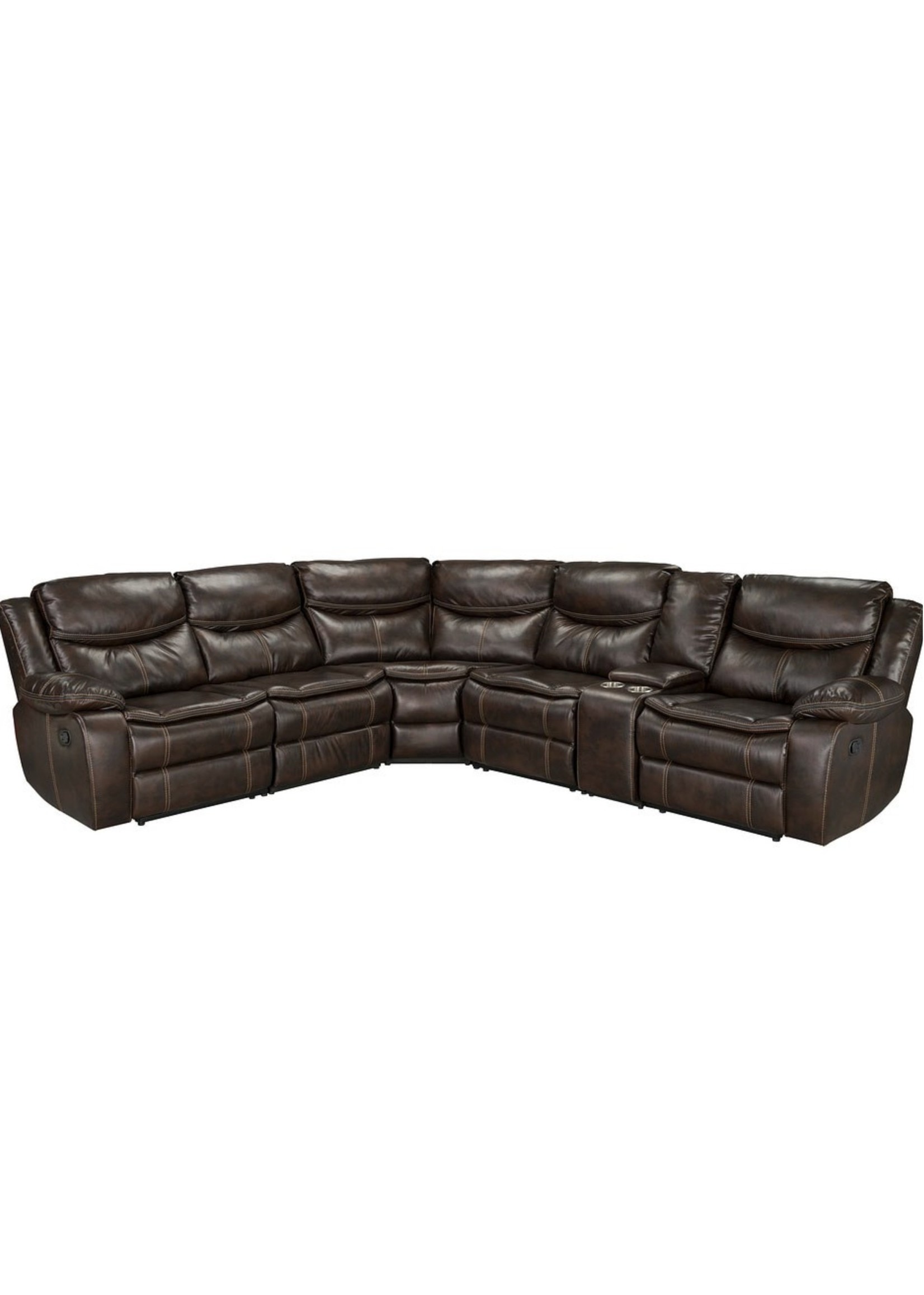 4253011/21/31/41/101 6 PIECE SECTIONAL HOLLINGSWORTH CHOCOLATE