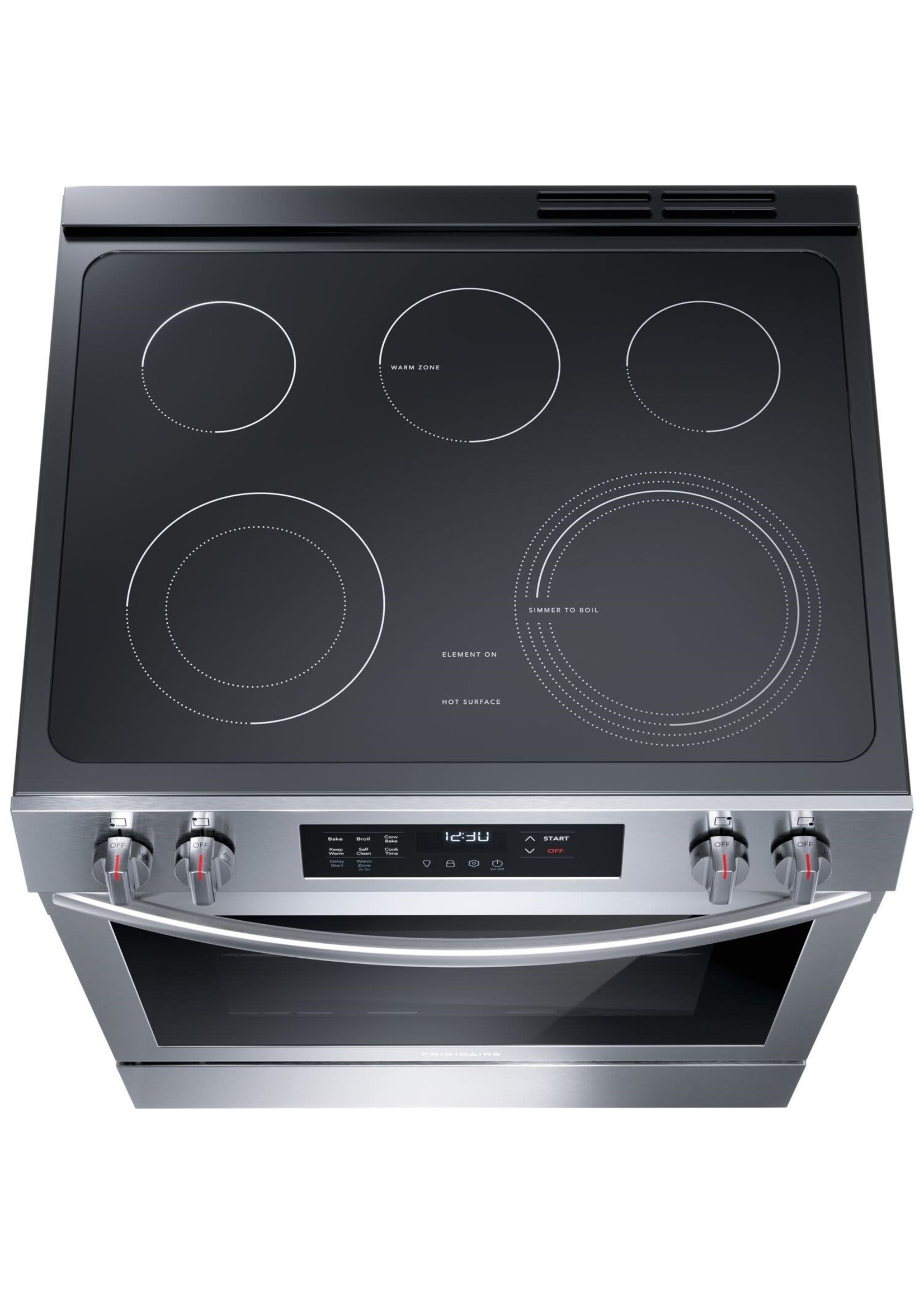 FRIGIDAIRE FCFE3083AS  30" Front Control Electric Range, smooth top, ADA - Stainless