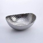Cer-2696 Small Silver Oval Bowl