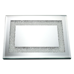 GS5508 Mirror Tray With Diamonds 12.5x6.5