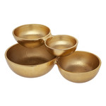 5562 Gold Cluster Candy Bowl