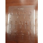 #90-p9661 LETTER A-M CHOCOPICK CHOCOLATE MOLD