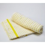TWS Yellow Checkered Dish Towel