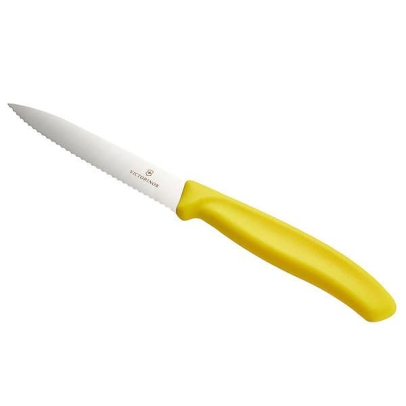 TWS 4" Yellow Pointed Serrated Knife