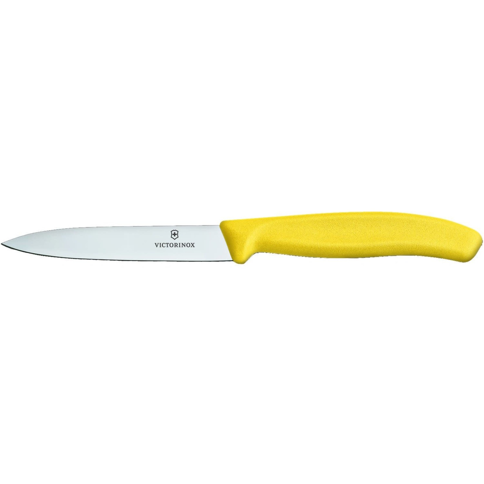 4" Yellow Pointed Serrated Knife