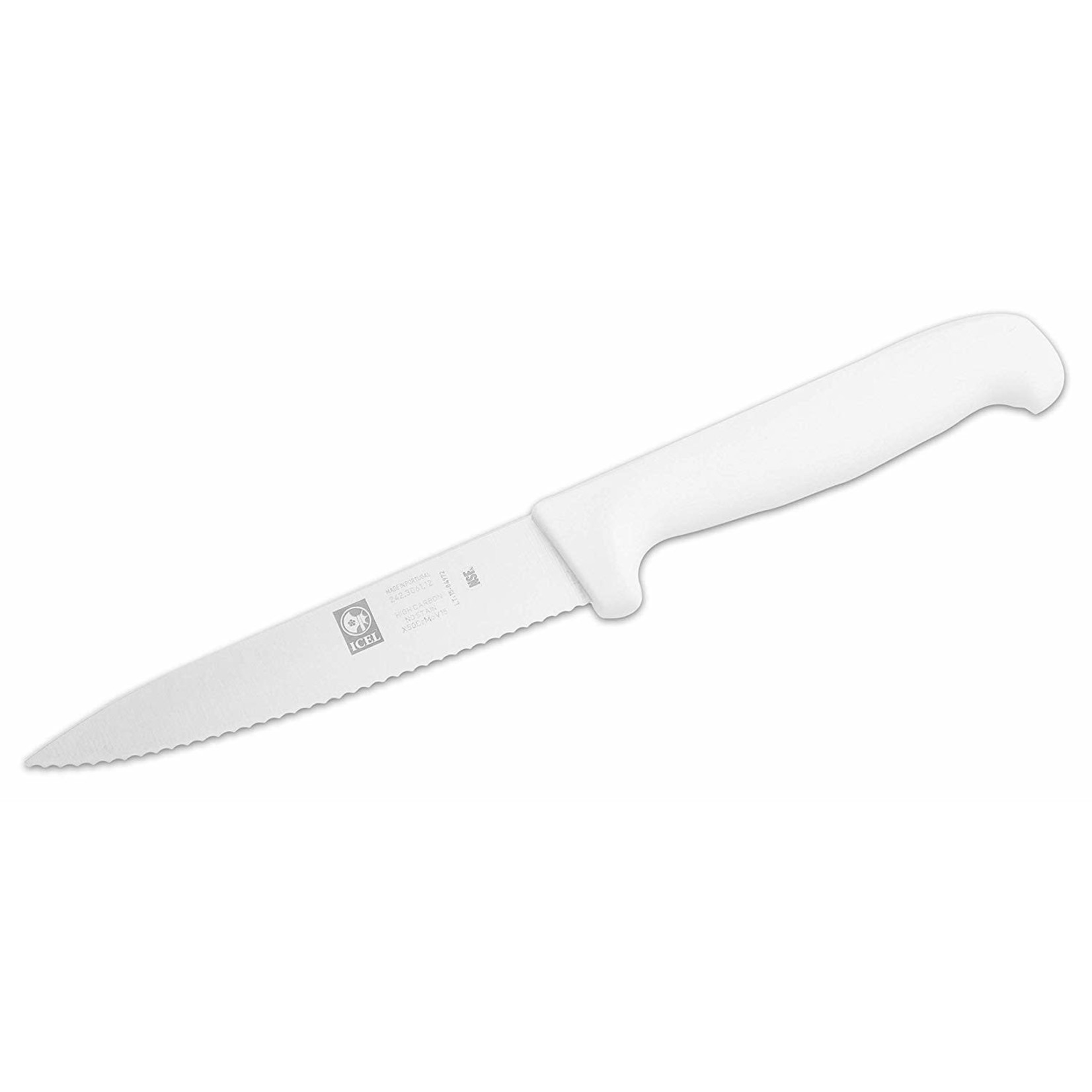 TWS Icel White 4-Inch Paring Knife, Serrated Edge - The Westview Shop