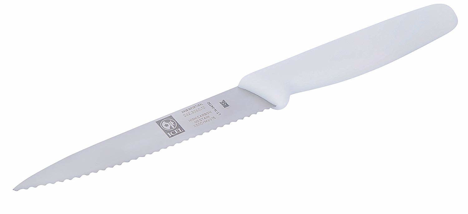 Icel Paring knives 4” serrated White – Icel Knife