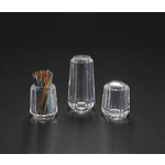 H-4552 Short  Acrylic Diamond Salt And Pepper Set