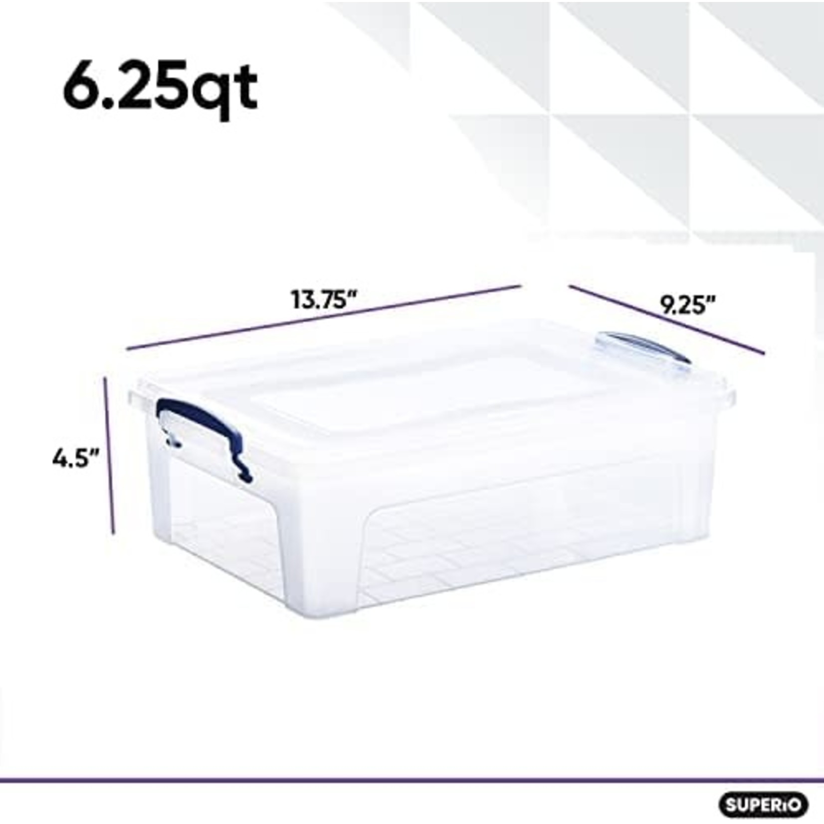 TWS SsSuperio - 6.25 qt Storage Box