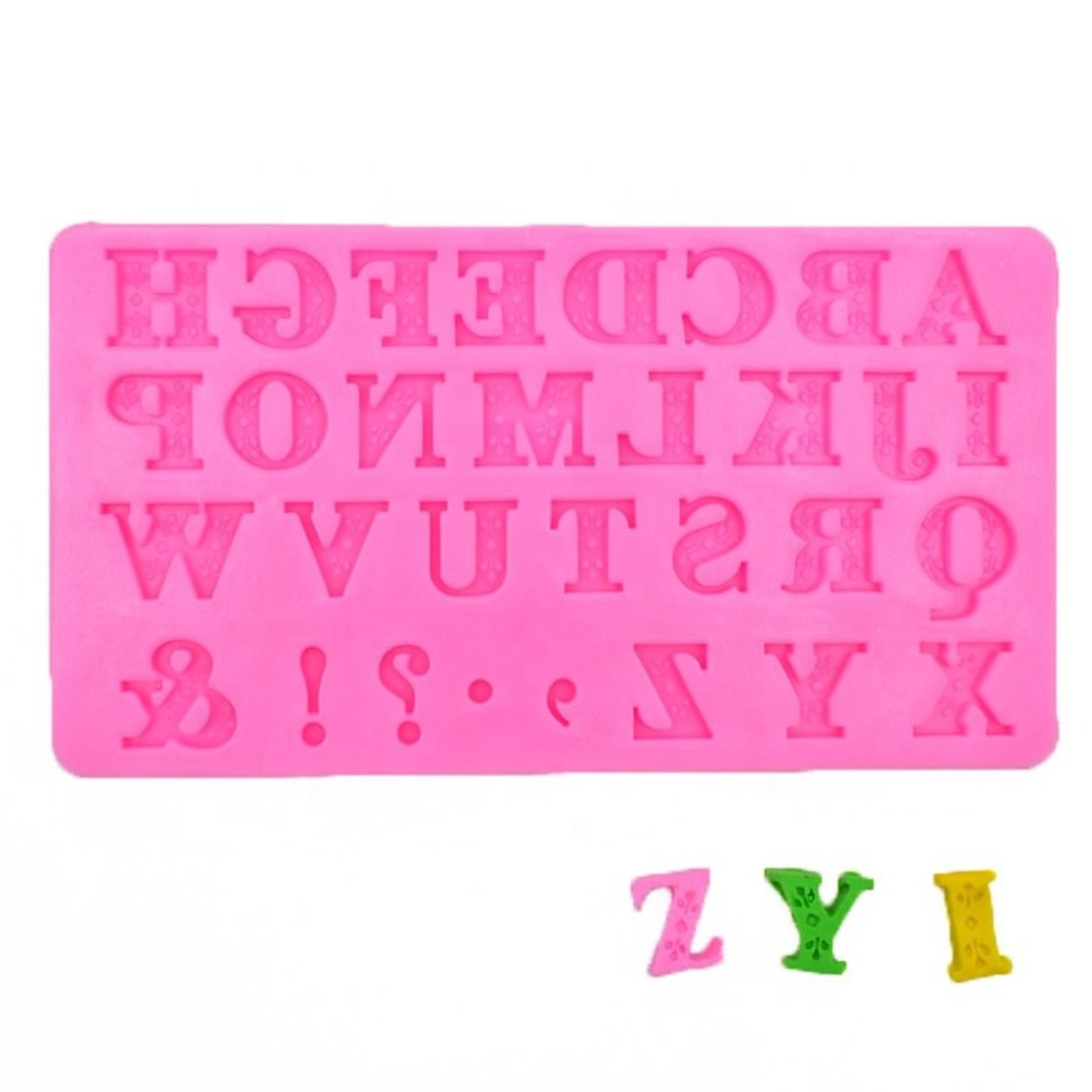 TWS Silicone ABC Letter Mold - The Westview Shop