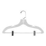 TWS Quality Hangers - 5 Pc Crystal Shirt Hangers 17"