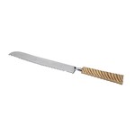 MCK046 Knife with Gold Wavy Handle