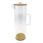 Presented Touch Pitcher Round Shape-Gold Acrylic