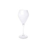 TWS CWR818W V-Shaped Wine Glasses White with Clear Stem