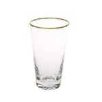HB856 Tumbler with Simple Gold Design - 3.5"D x 4.25"H