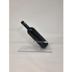 TWS Lucite Wine Bottle Holder With Marble Accent