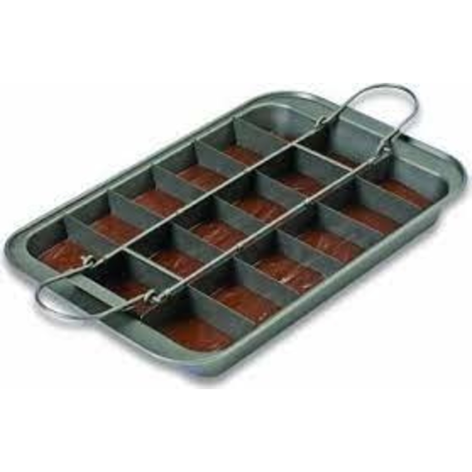 Chicago Metallic Slice Solutions Brownie Pan, 9-Inch-by-9-Inch