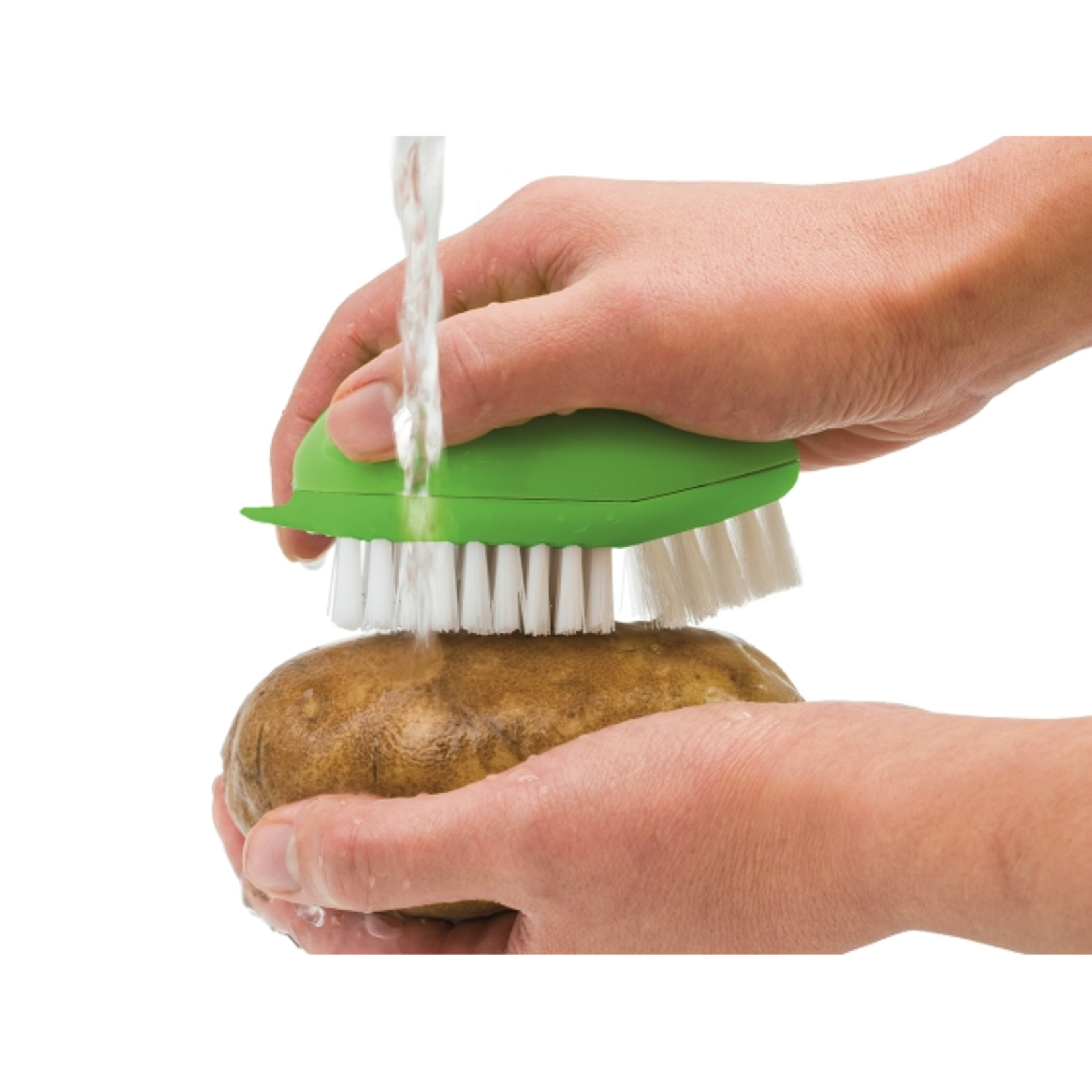 White Fruit And Vegetable Cleaning Brush