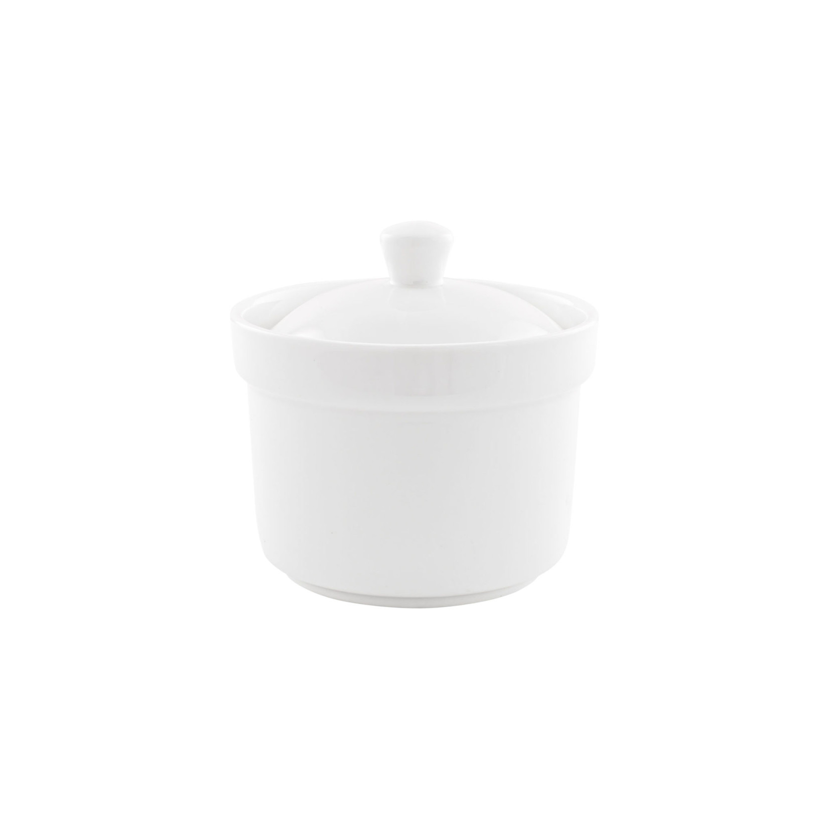 White Soup Cup With Lid 4.5