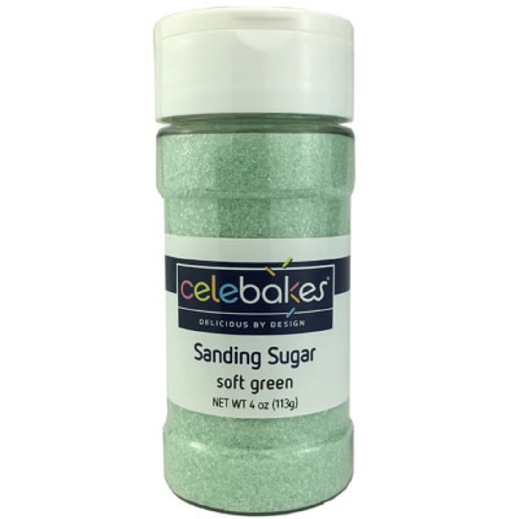 TWS Celebakes Soft Green Sanding Sugar, 4 oz