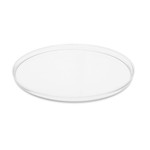 TWS CC2224W Glass Chargers with White Rim