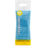 TWS Wilton Blue Nonpareils Sprinkles Pouch, 1.4 oz.