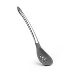 711250809 CUISIPRO Silicone Slotted Spoon 12"/30.5cm Gray