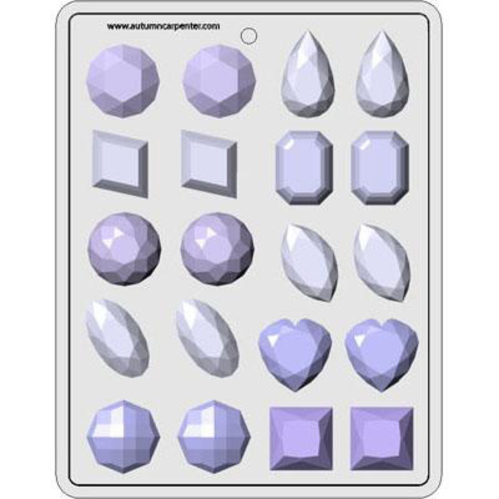 Assorted Gems Hard Candy Mold