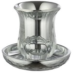 46748 Crystal Kiddush Cup Without Leg 3.5"