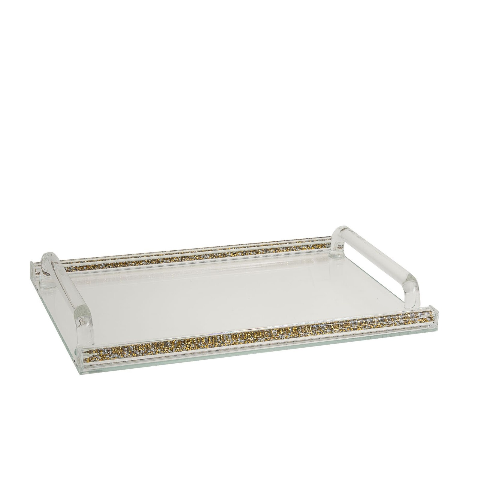1485G TRAY CRYSTAL AND Gold