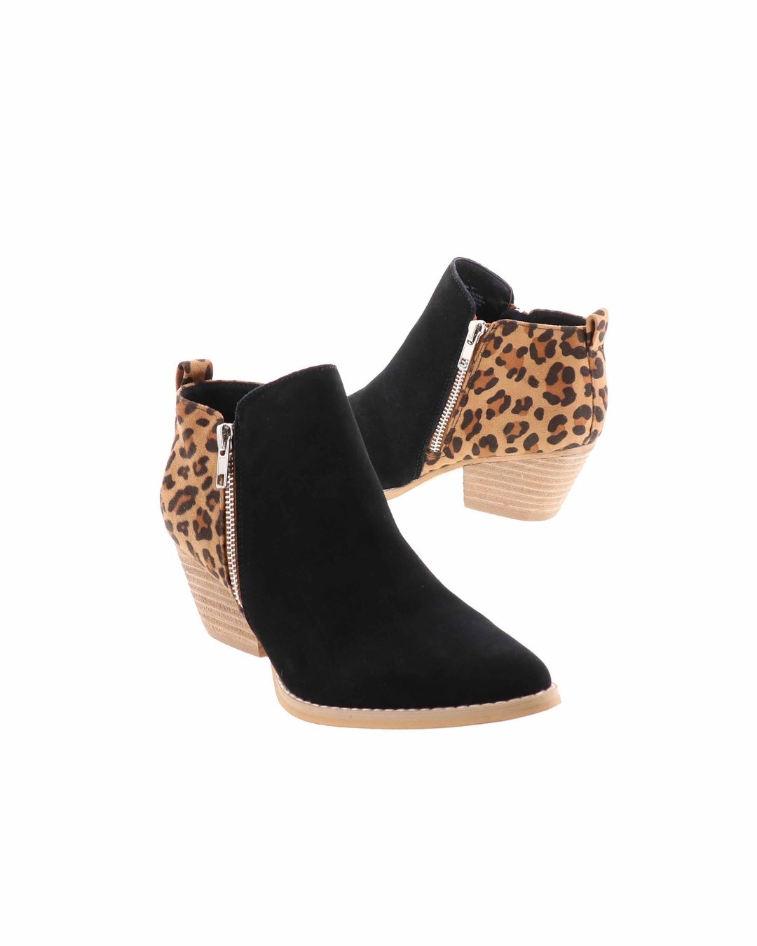 very volatile leopard booties