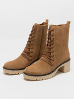 Jamie Lace Up Boot - Camel