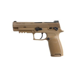 Sig Sauer SIG SAUER P320F, #320F-9-M17-MS, 9MM, 4.7”, 17RD, COYOTE, SIGLITE NIGHT SIGHTS, OPTIC READY, THUMB SAFETY