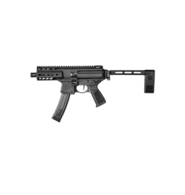 Sig Sauer SIG MPX, 9MM, #PMPX-4B-9, MPX PISTOL, 4.5IN, BLK, SEMI, PISTOL BRACE,  AL MLOK HG, (1) 30RD MAG