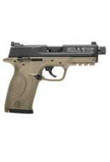 Smith & Wesson SMITH & WESSON M&P 22 COMPACT PISTOL, #10242, 22LR, 3.56", FDE FRAME, FIXED SIGHTS, WITH THREADED BARREL