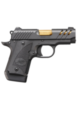 Kimber KIMBER MICRO 9 ESV BLACK, #3300199, 9MM, NIGHT SIGHTS, BLACK, GOLD TITANIUM BARREL