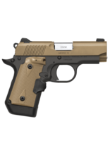 Kimber KIMBER MICRO 9 DESERT TAN, LASER GRIP,  #3300168, 9MM, FLAT DARK EARTH