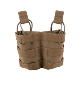 TASMANIAN TIGER TASMANIAN TIGER DOUBLE MAG POUCH, BUNGEE, M4/AR15 MK II, COYOTE