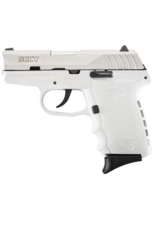 SCCY SCCY INDUSTRIES CPX-2, #CPX-2TTWT, 9MM, DOUBLE ACTION ONLY, STAINLESS, WHITE POLY FRAME