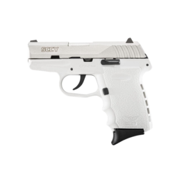 SCCY SCCY INDUSTRIES CPX-2, #CPX-2TTWT, 9MM, DOUBLE ACTION ONLY, STAINLESS, WHITE POLY FRAME