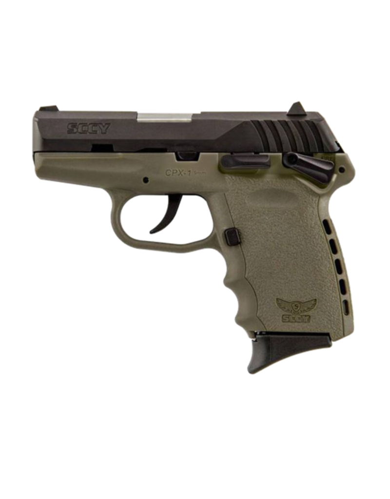 SCCY SCCY INDUSTRIES CPX-1, #CPX-1CBDE, 9MM, DOUBLE SIDE SAFETY, DOUBLE ACTION ONLY, FDE FRAME