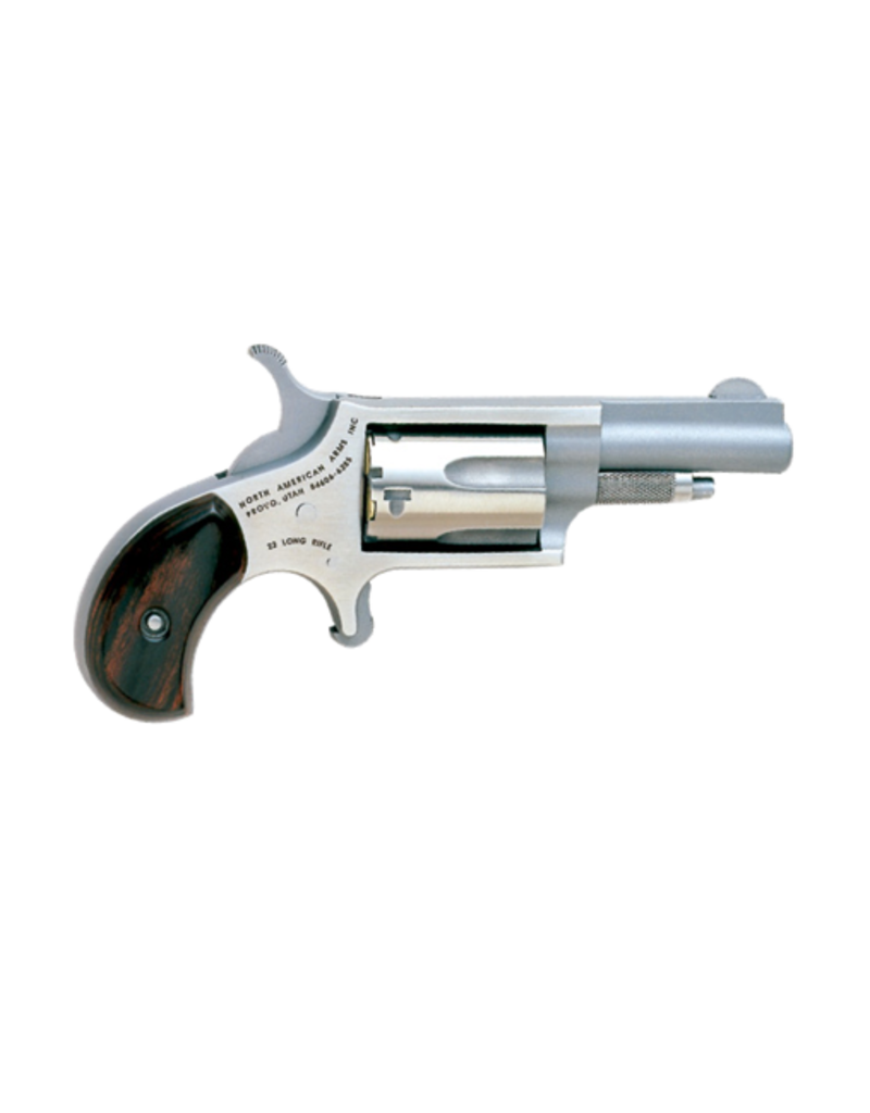 North American Arms NORTH AMERICAN ARMS MINI REVOLVER, #NAA-22LLR, 22LR, STAINLESS, 1.5"