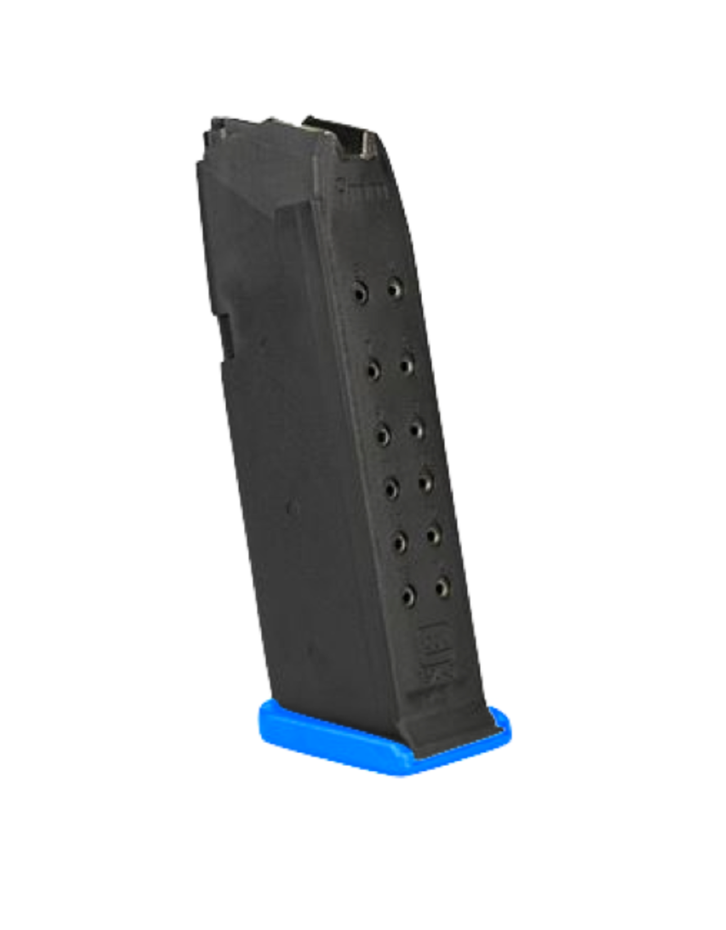 Glock GLOCK 19 MAGAZINE, 9MM, BLUE FLOOR PLATE, 15 RDS