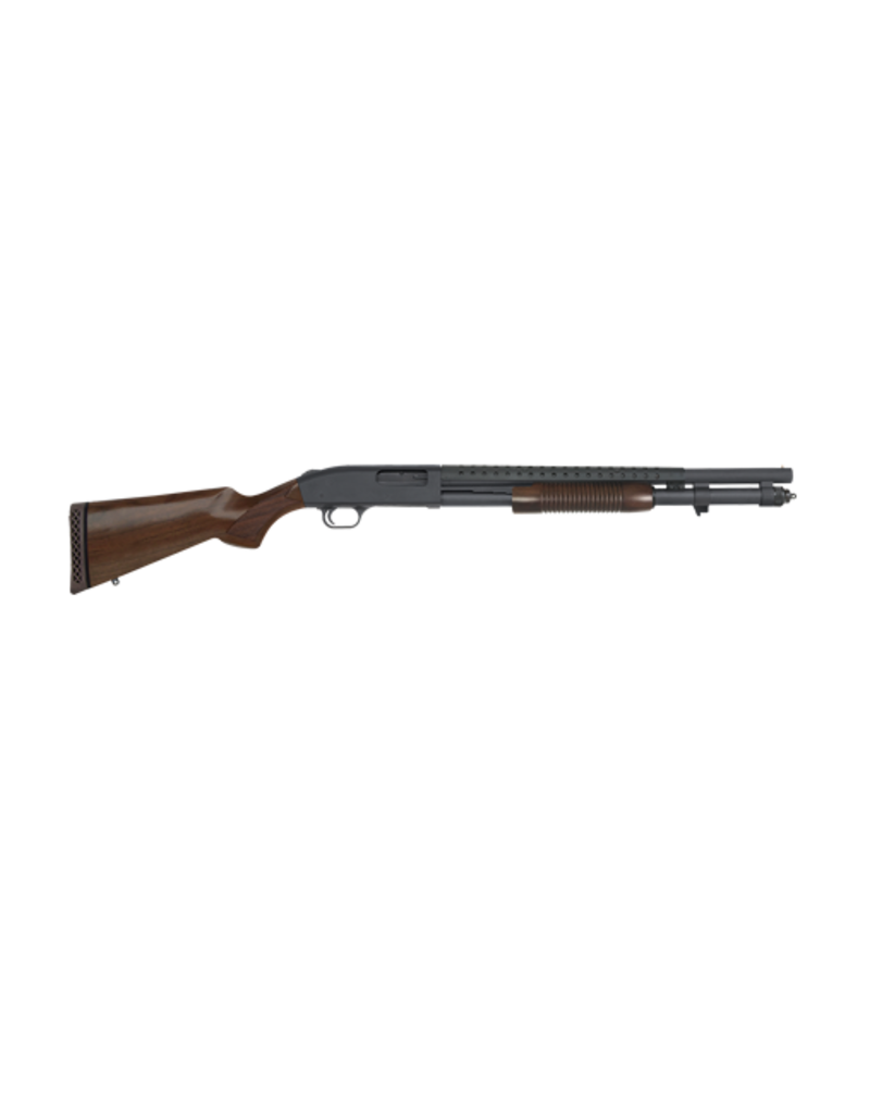 Mossberg/Maverick MOSSBERG 590 RETROGRADE, #52150, 12GA, 20", 9 SHOT, HEAT SHIELD, WALNUT