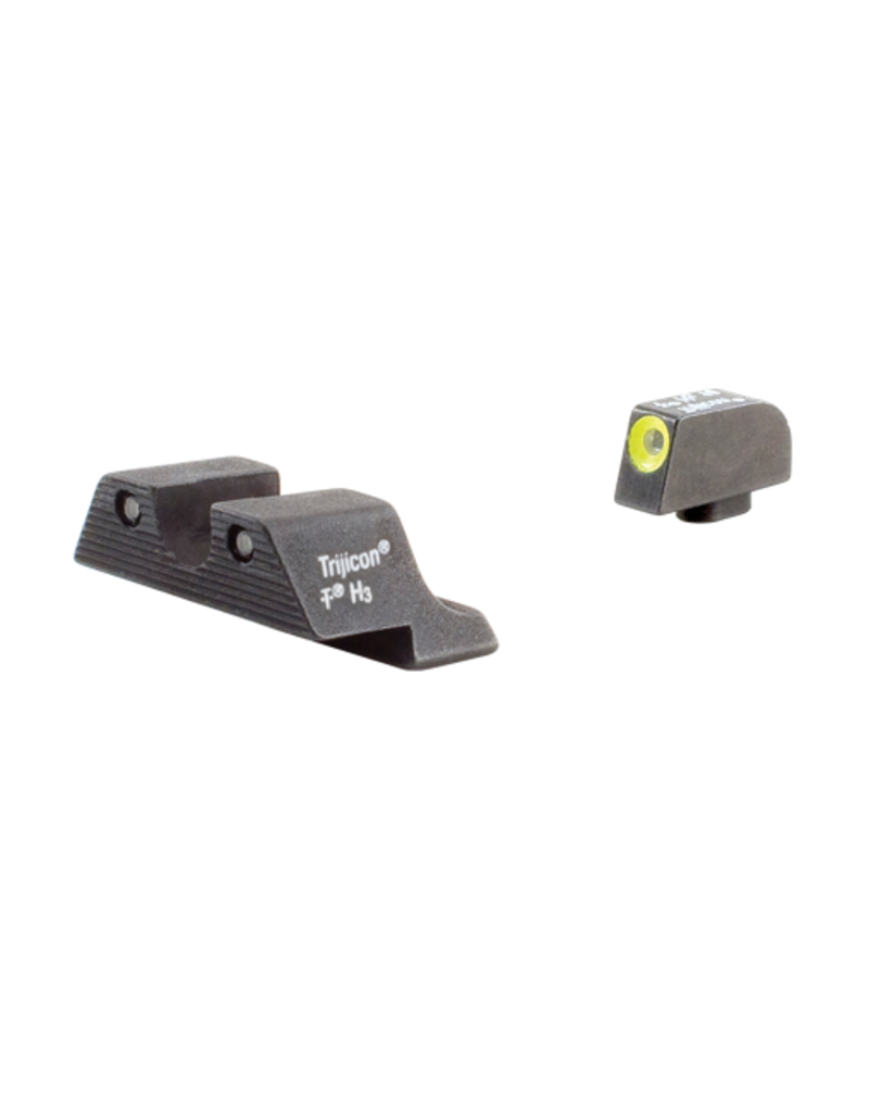 Trijicon TRIJICON HD NIGHT SIGHTS,  YELLOW FRONT, FOR GLOCK 04, 600545