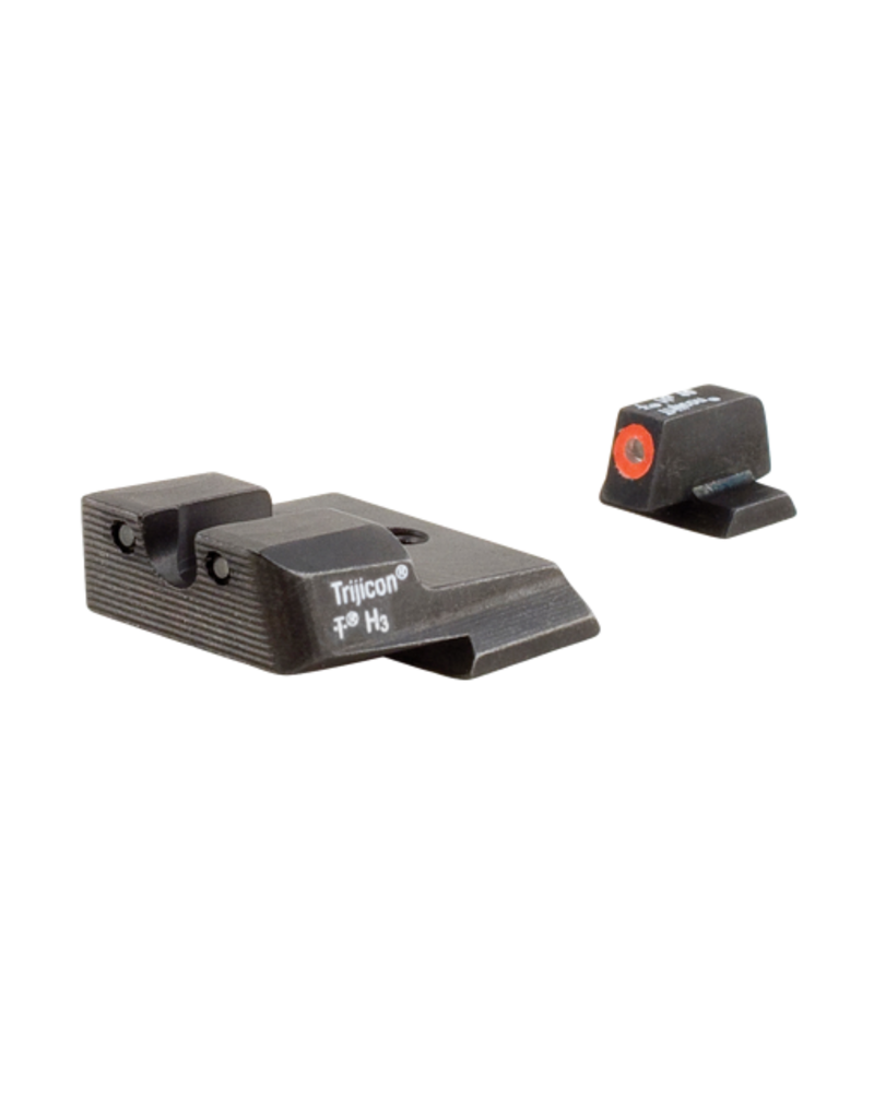 TRIJICON HD NIGHT SIGHTS, ORANGE FRONT, SMITH & WESSON M&P BH Police