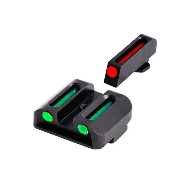 TRUGLO FIBER OPTIC SIGHTS, GLOCK 17/22/34, TG131G1, FIBER OPTIC ONLY SIGHT PINT & PISTOL