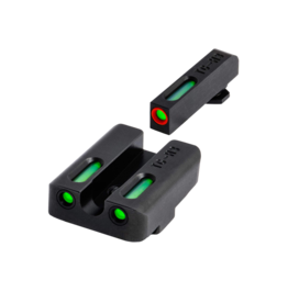 TruGlo TRUGLO TFX PRO SIGHTS, FOR GLOCK 21, #TG13GL2PC, TRITIUM/FIBER OPTIC SIGHT, GREEN, ORANGE FOCUS LOCK RING