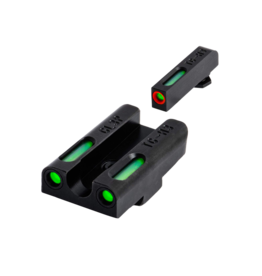 TruGlo TRUGLO TFX PRO SIGHTS, FOR GLOCK 42/43, #TG13GL3PC, TRITIUM/FIBER OPTIC SIGHT, GREEN, ORANGE FOCUS LOCK RING