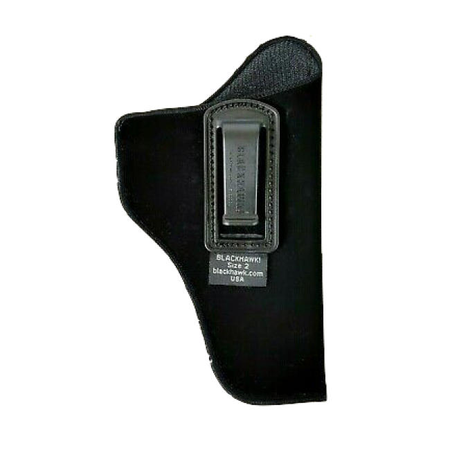 BLACKHAWK INSIDE THE PANTS HOLSTER, 73IP02BKR, SIZE 02, NYLON, RH